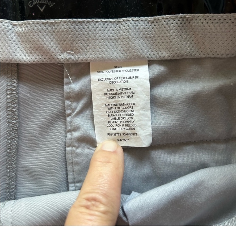 Lands End gray and black men's vest size XL - Picture 5 of 8